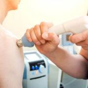 Shockwave therapie bij slijmbeursontsteking
